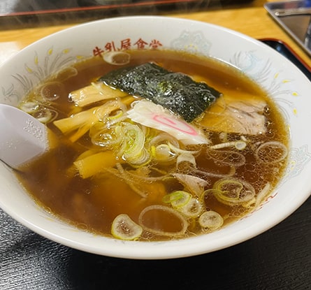 牛乳屋食堂のラーメン写真