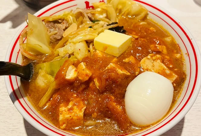 蒙古タンメン中本 新宿店（新宿駅西口）のラーメン写真